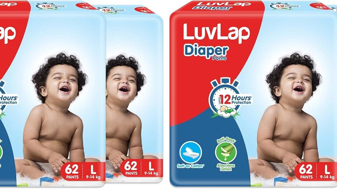 LuvLap Baby Diaper Pants S Size (Small), with Aloe Vera Lotion for rash protection, Pack of 78 Count, with upto 12Hr protection - Image 30