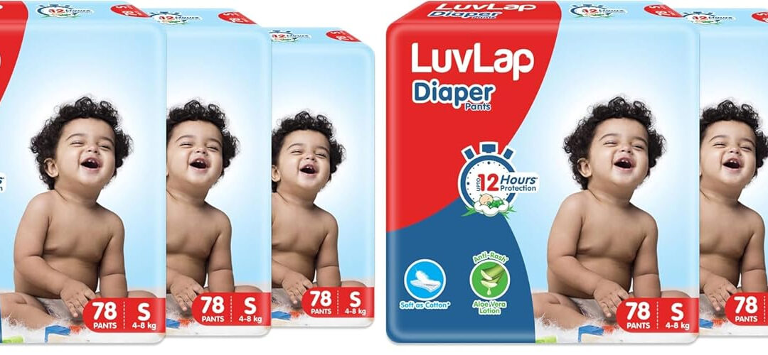 LuvLap Baby Diaper Pants S Size (Small), with Aloe Vera Lotion for rash protection, Pack of 78 Count, with upto 12Hr protection - Image 20